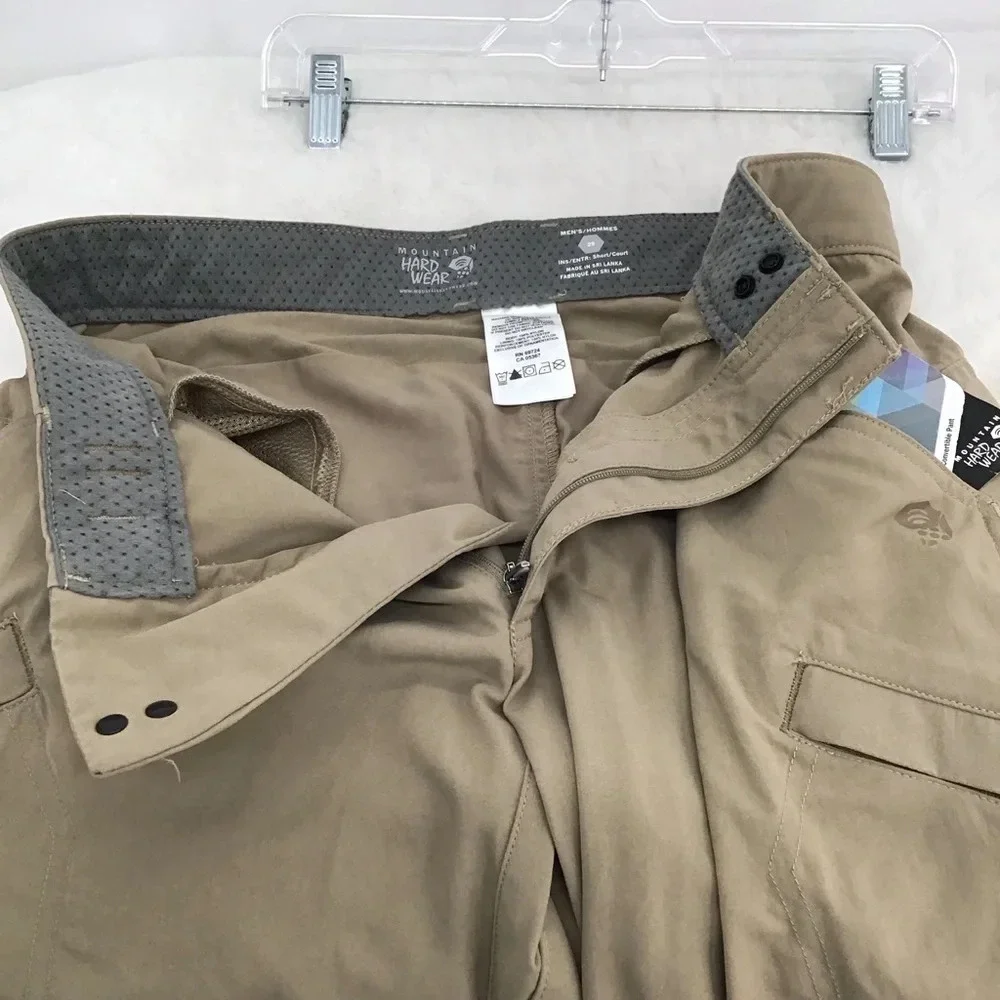 Mountain Hardwear Men’s Hiking Convertible Zip Off Pants UPF NWT Size 28